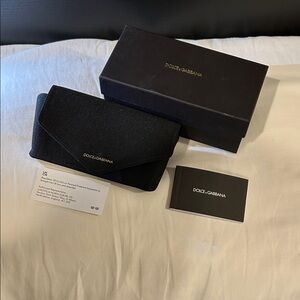 Dolce & Gabbana Sunglasses Case, Box and brochure
